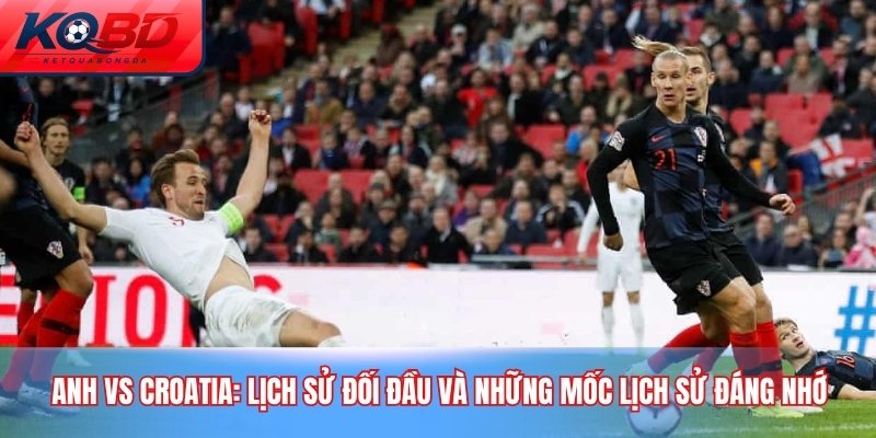 Anh vs Croatia: Lịch sử đối đầu và những mốc lịch sử đáng nhớ