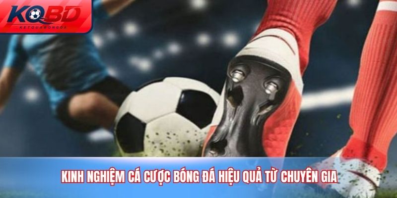 Kinh nghiệm cá cược bóng đá hiệu quả từ chuyên gia
