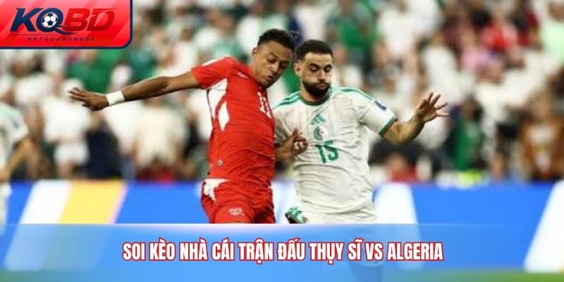 Soi kèo nhà cái trận đấu Thụy Sĩ vs Algeria